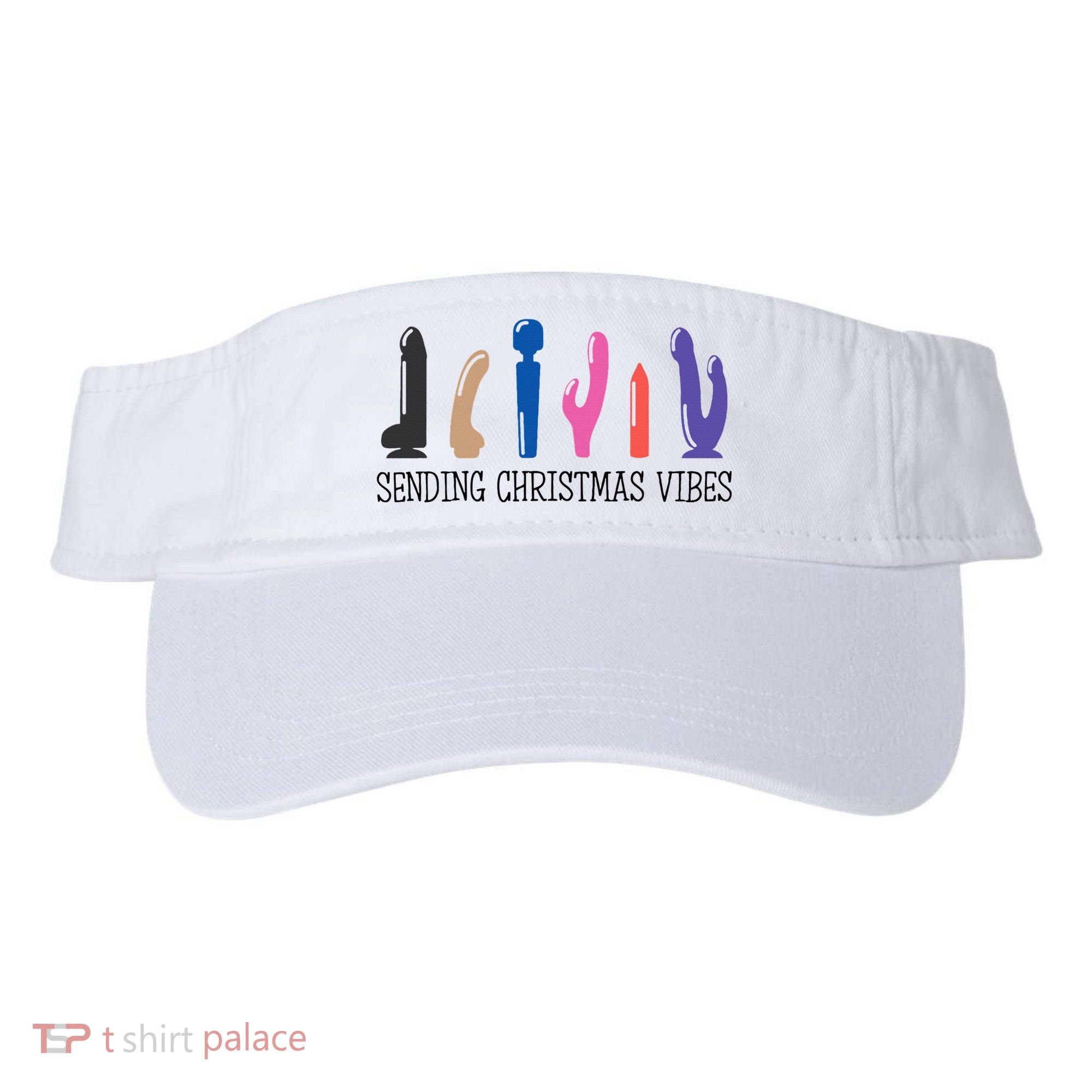 Sending Christmas Vibe Sending You Happy Vibe Xmas Vibrator  Visor