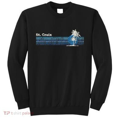 St. Croix Vintage 80s Palm Trees Sunset Sweatshirt