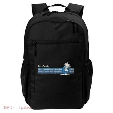 St. Croix Vintage 80s Palm Trees Sunset Backpack