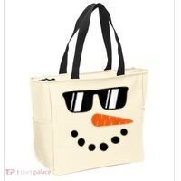 Snowman Christmas Winter Tote Bag thumb 2