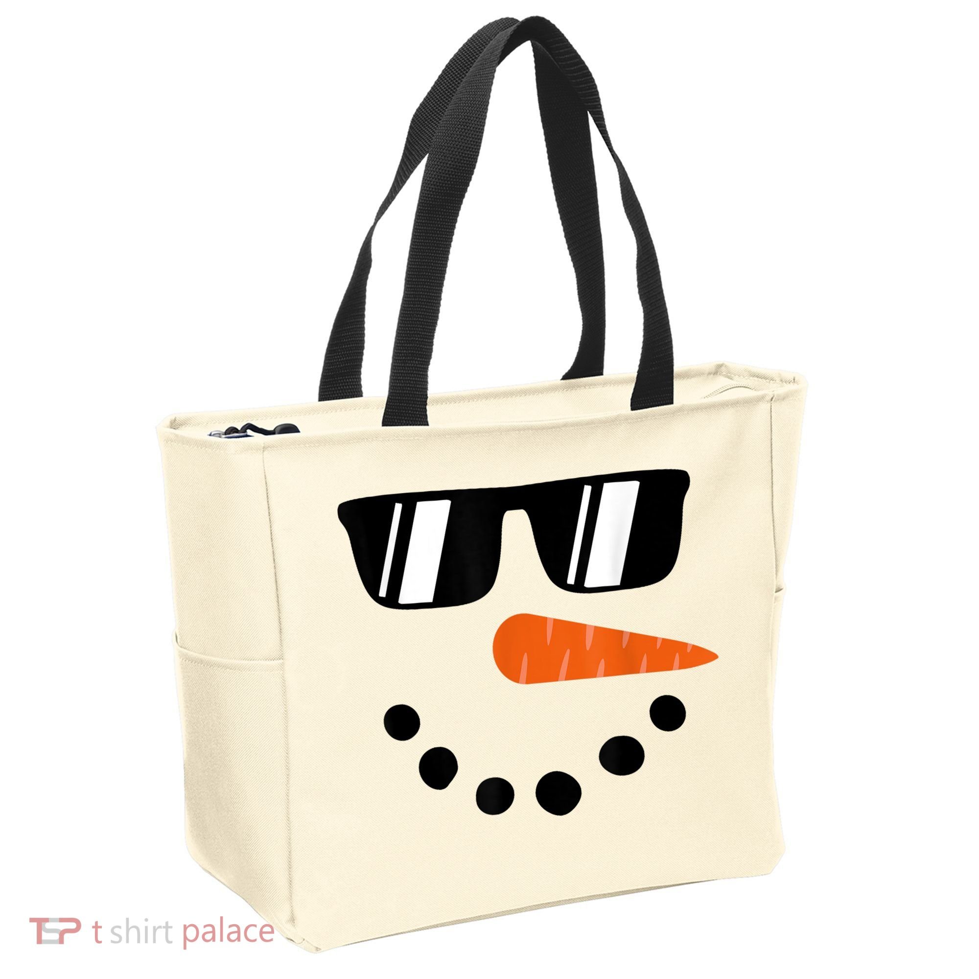Snowman Christmas Winter Tote Bag