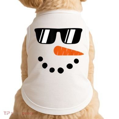 Snowman Christmas Winter Doggie Tank