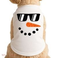 Snowman Christmas Winter Doggie Tank thumb 0