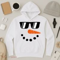 Snowman Christmas Winter Hoodie thumb 3