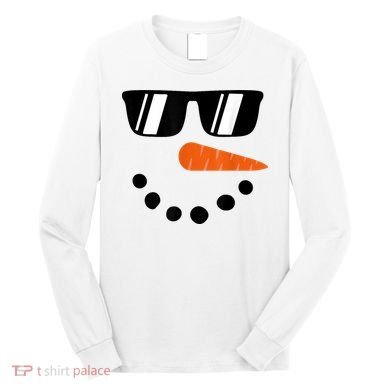 Snowman Christmas Winter Long Sleeve Shirt