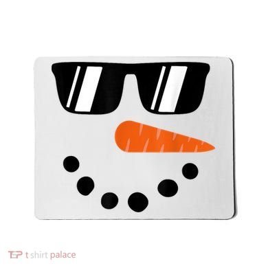 Snowman Christmas Winter Mousepad