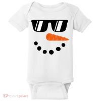 Snowman Christmas Winter Baby Bodysuit thumb 0