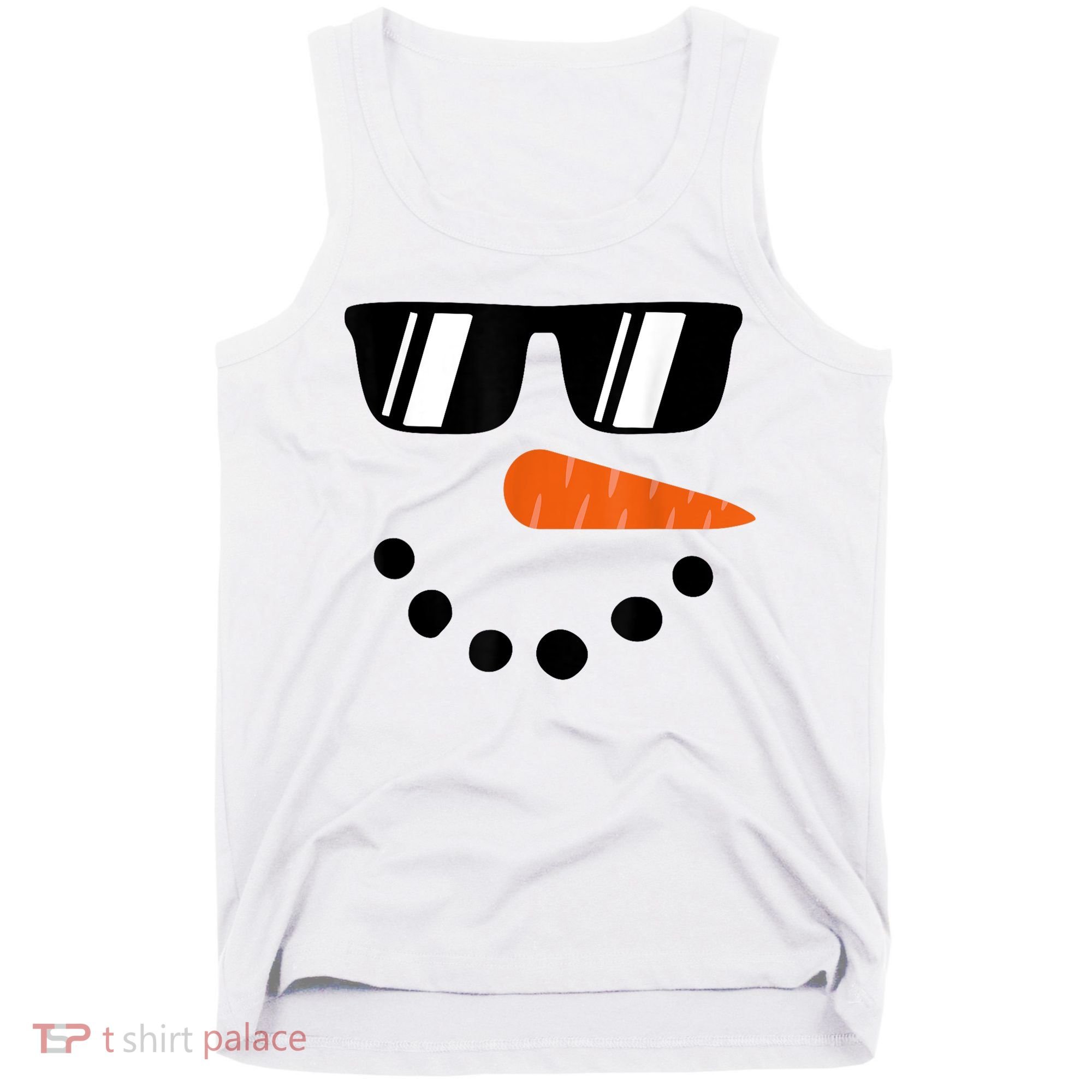 Snowman Christmas Winter Tank Top