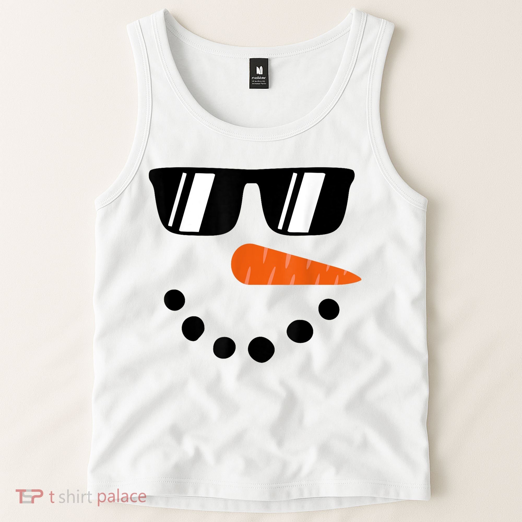 Snowman Christmas Winter Tank Top