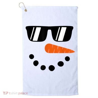 Snowman Christmas Winter Golf Towel
