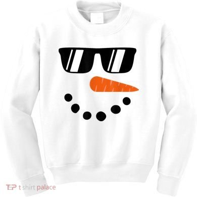 Snowman Christmas Winter Kids Sweatshirt