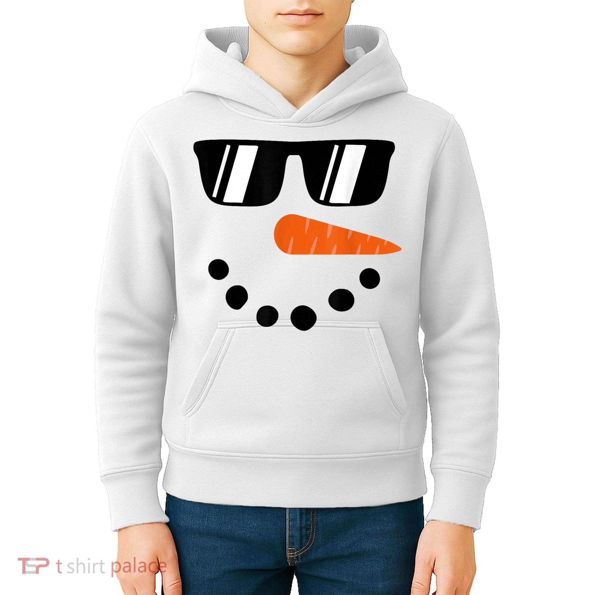 Snowman Christmas Winter Kids Hoodie
