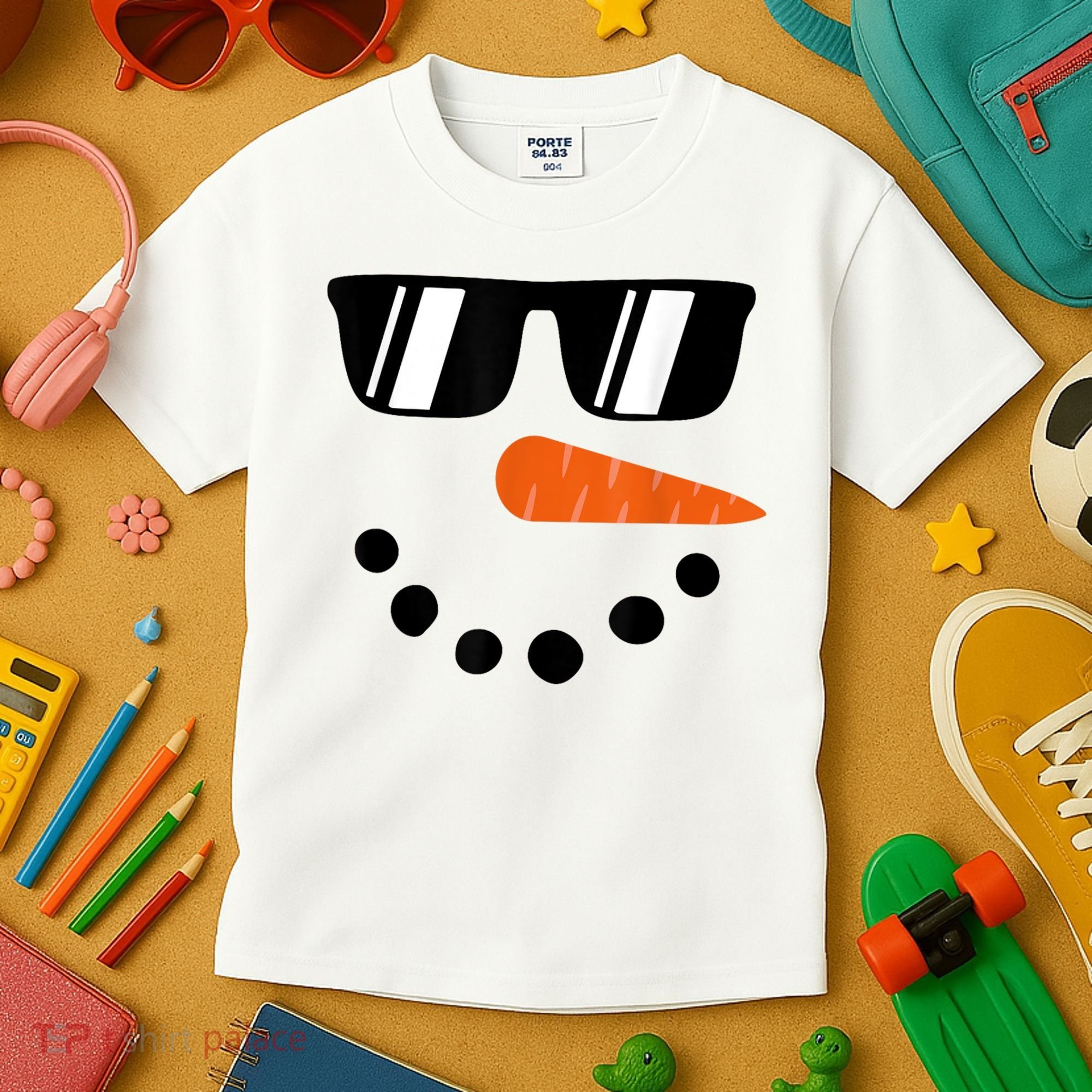 Snowman Christmas Winter Kids T-Shirt