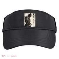 Samurai Cat Warrior Ukiyo Ink Artwork Cat Samurai Adult Drive Performance Visor thumb 0