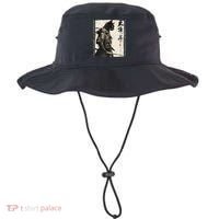 Samurai Cat Warrior Ukiyo Ink Artwork Cat Samurai Bucket Hat thumb 0