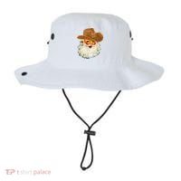Santa Cowboy Western Christmas Xmas Holiday Pajamas Bucket Hat thumb 0
