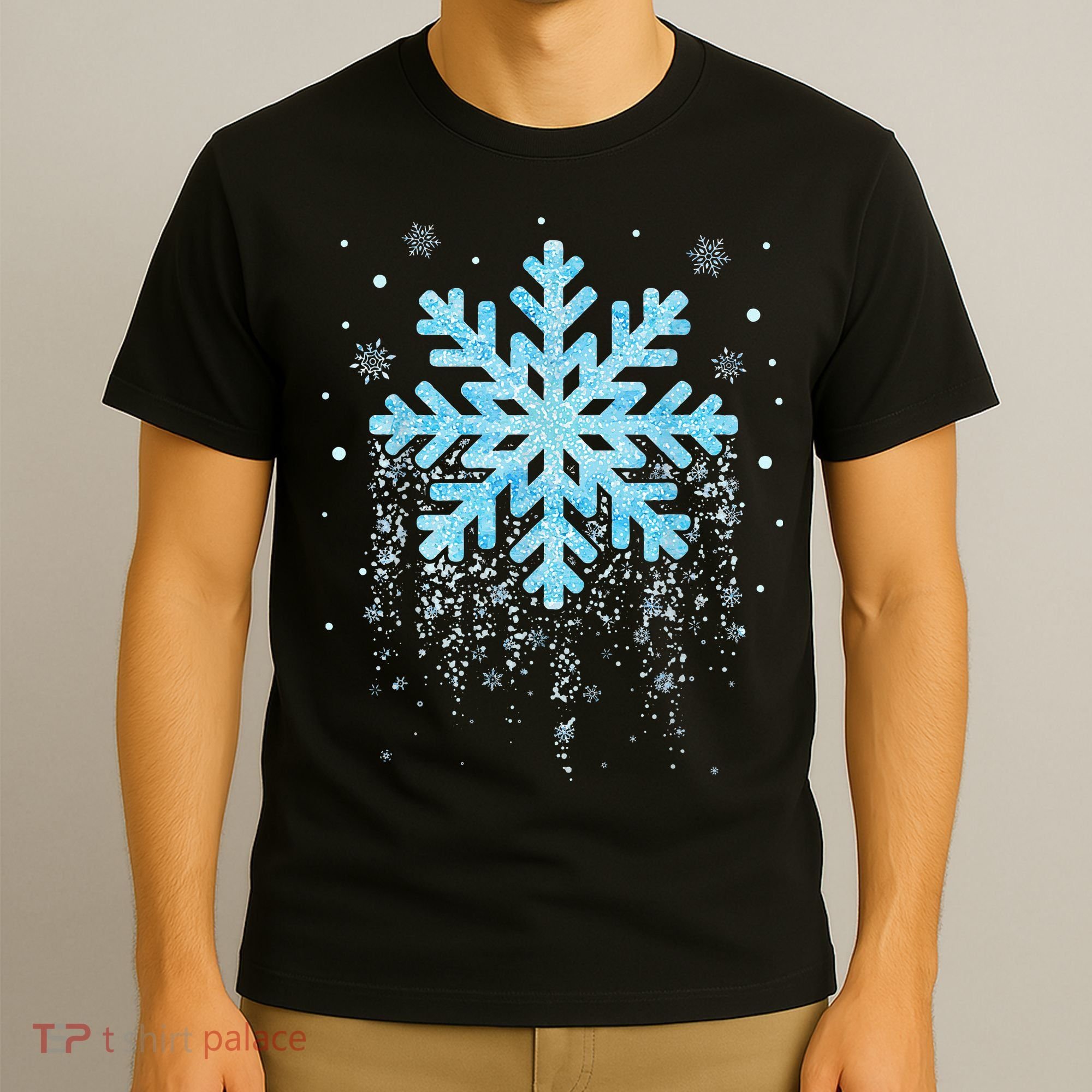 Snowflake Costume Winter Christmas Matching T-Shirt