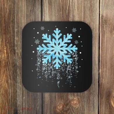 Snowflake Costume Winter Christmas Matching Coaster