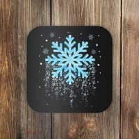 Snowflake Costume Winter Christmas Matching Coaster thumb 0