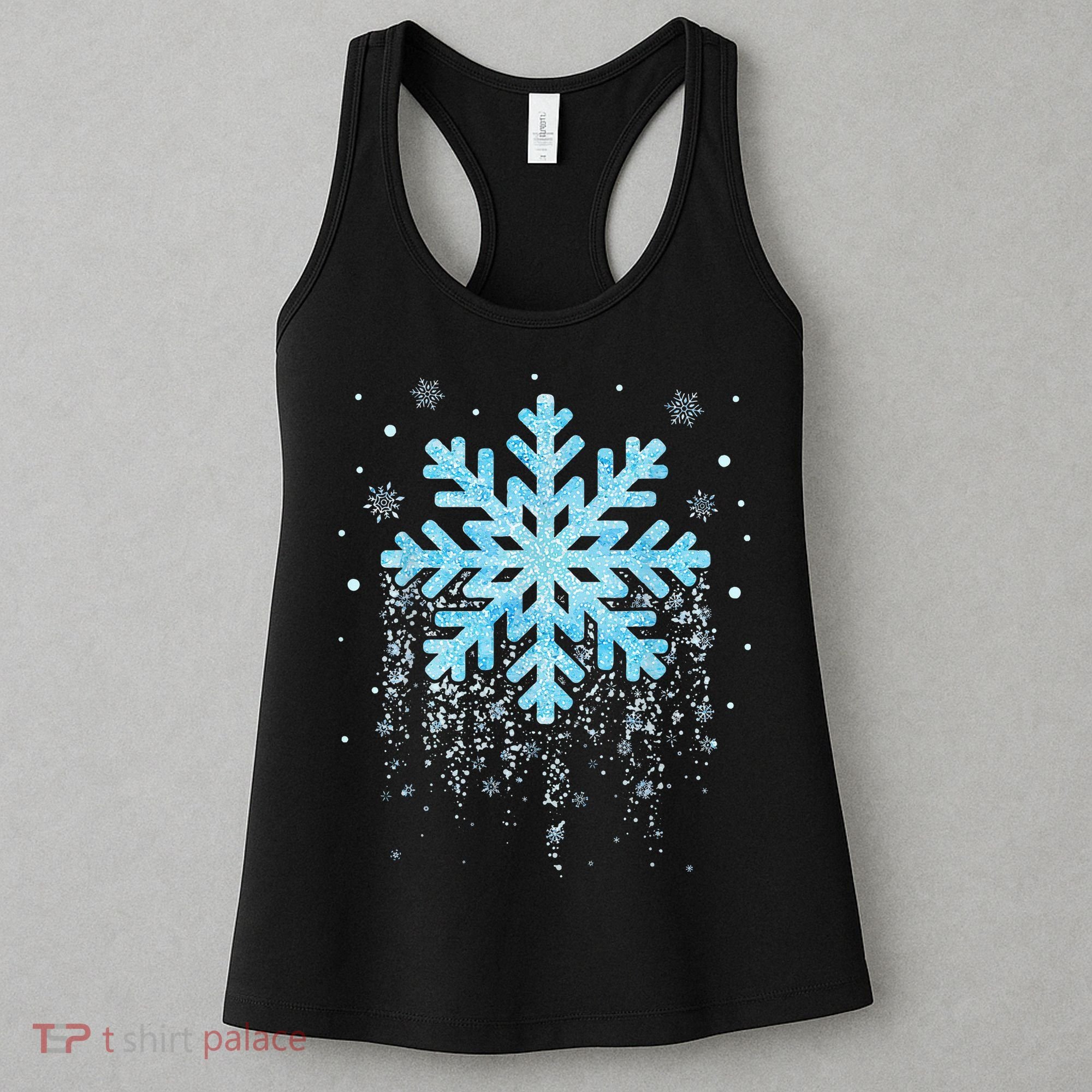 Snowflake Costume Winter Christmas Matching Women's Tank Top