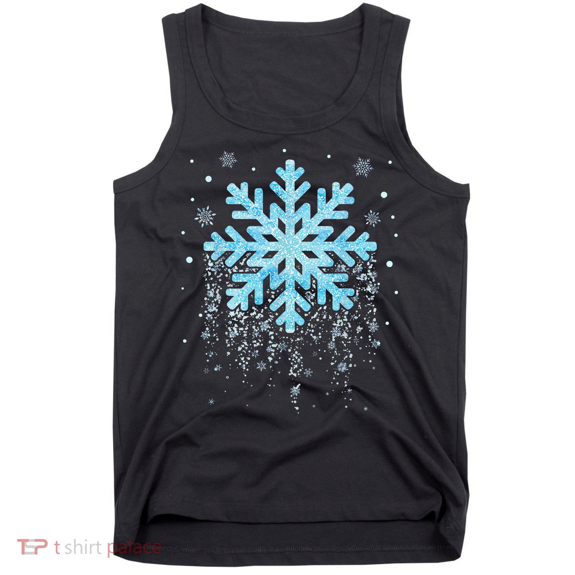 Snowflake Costume Winter Christmas Matching Tank Top