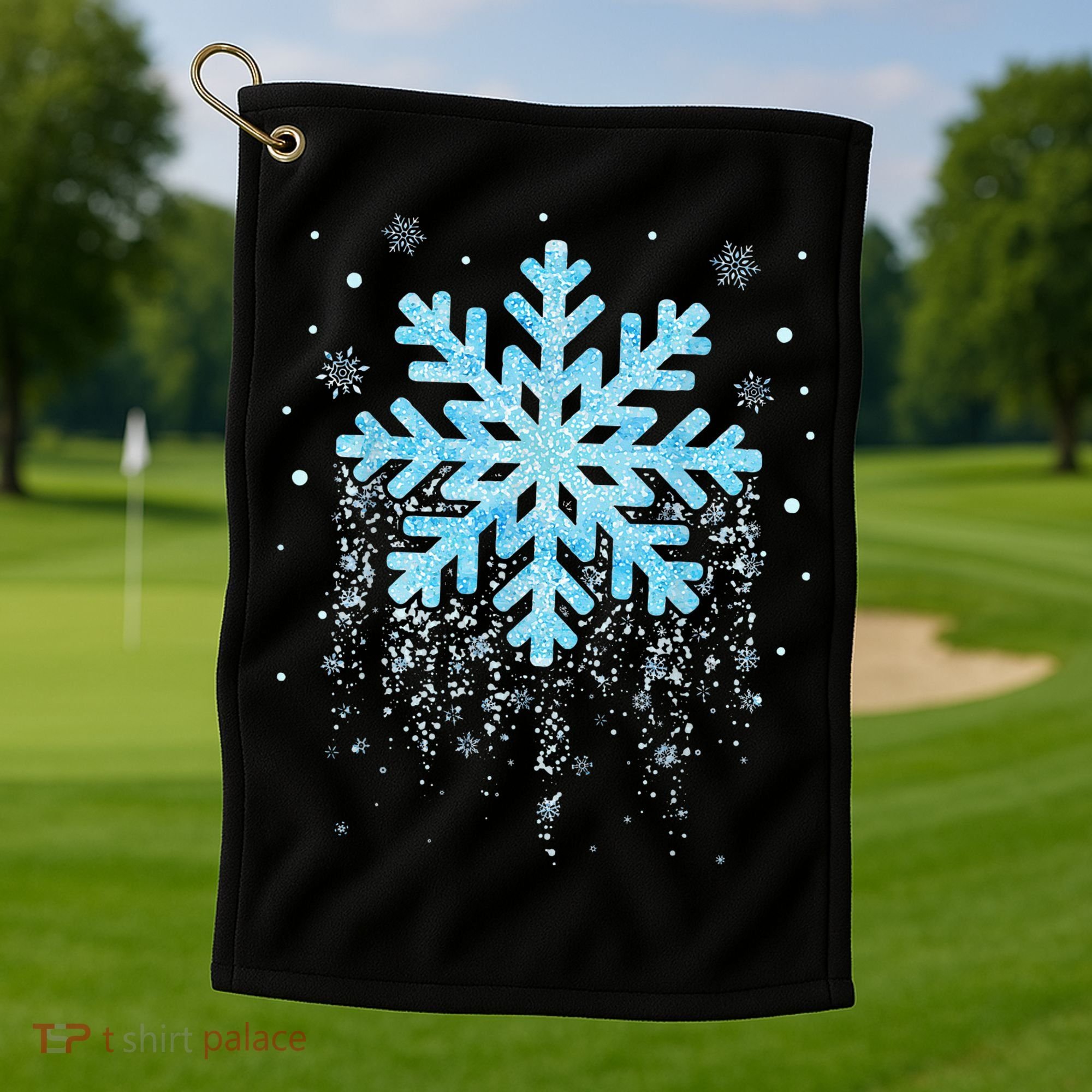 Snowflake Costume Winter Christmas Matching Golf Towel