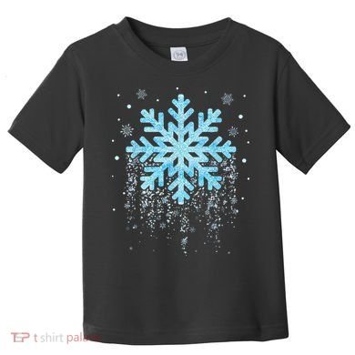 Snowflake Costume Winter Christmas Matching Toddler T-Shirt
