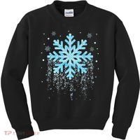 Snowflake Costume Winter Christmas Matching Kids Sweatshirt thumb 0