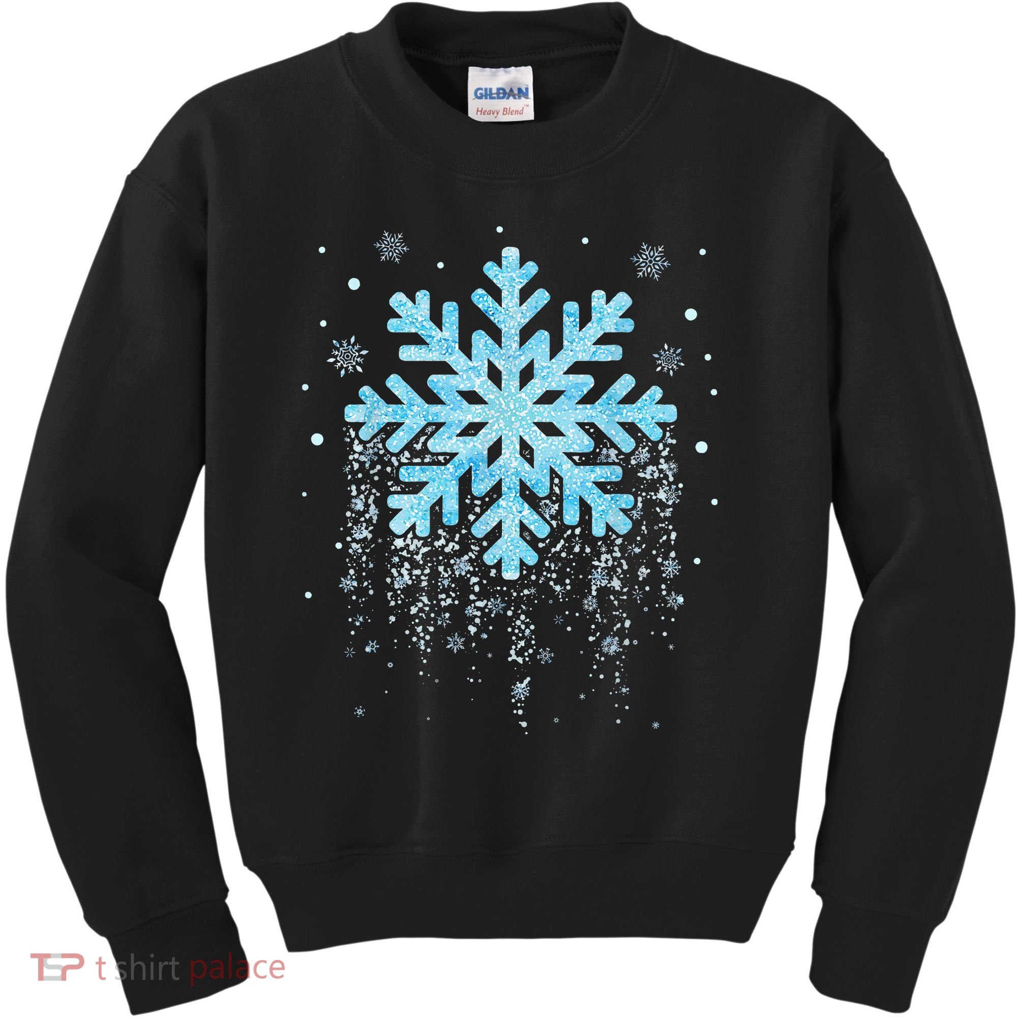 Snowflake Costume Winter Christmas Matching Kids Sweatshirt