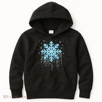 Snowflake Costume Winter Christmas Matching Kids Hoodie thumb 0