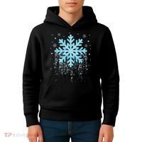 Snowflake Costume Winter Christmas Matching Kids Hoodie thumb 4