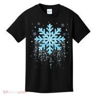 Snowflake Costume Winter Christmas Matching Kids T-Shirt thumb 0