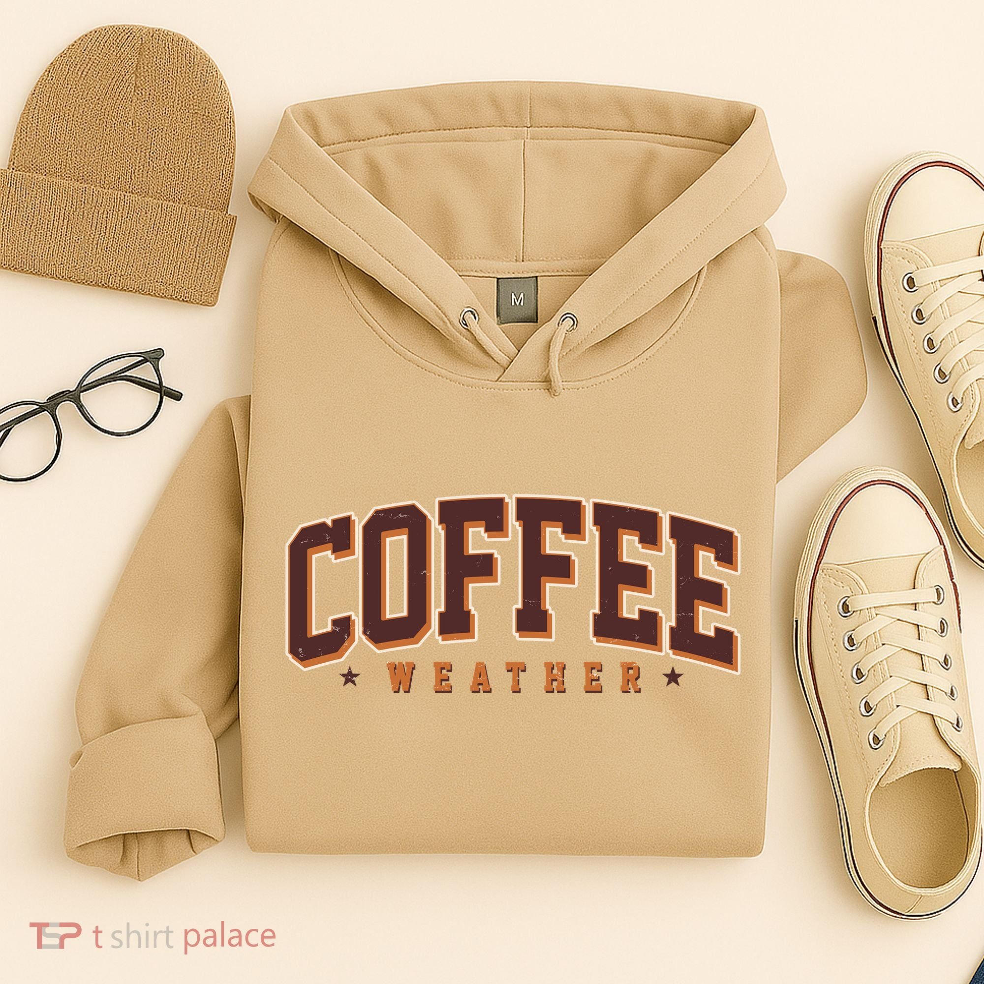 Sporty Coffee Weather Coffee Lover Fall Autumn Fan Hoodie