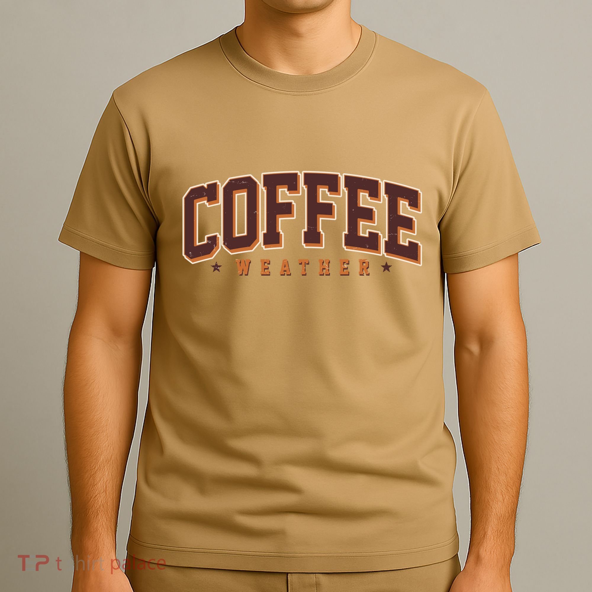 Sporty Coffee Weather Coffee Lover Fall Autumn Fan T-Shirt