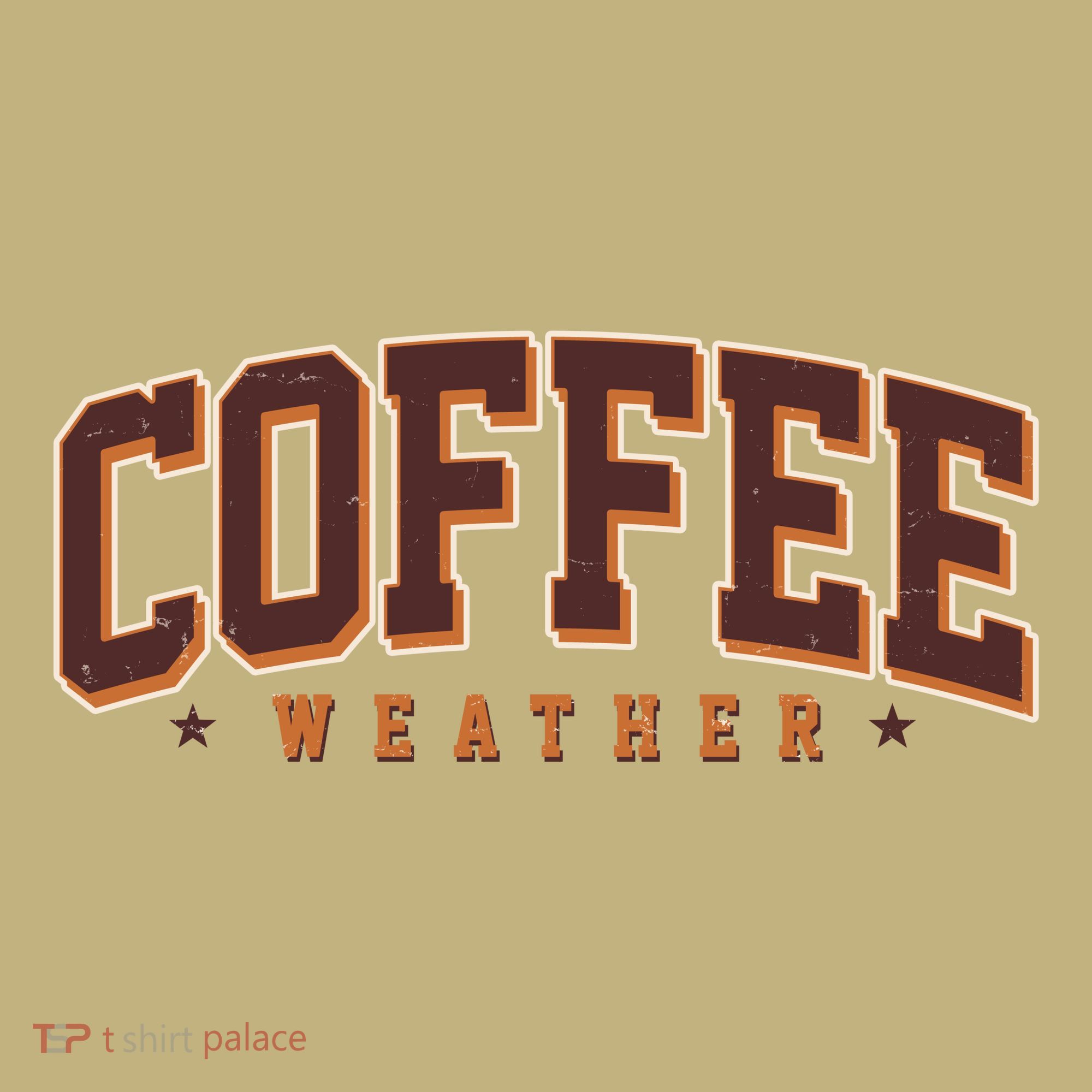 Sporty Coffee Weather Coffee Lover Fall Autumn Fan T-Shirt