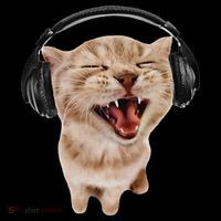 Silly Cat With Headphones Coffee Mug thumb 5