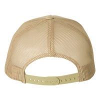 Silly Cat With Headphones Yupoong Adult 5-Panel Trucker Hat thumb 1