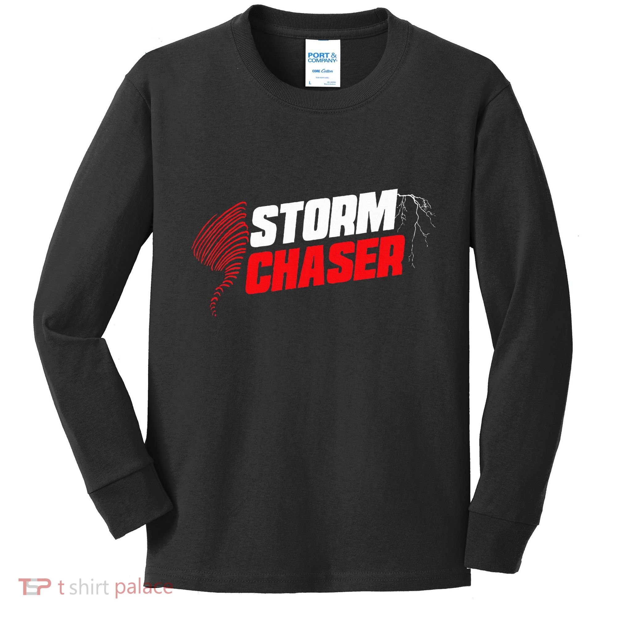 Storm Chaser Weather Tornado Kids Long Sleeve Shirt