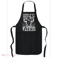 Should've Come With A Warning Western Cowboy Apron thumb 0