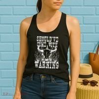 Should've Come With A Warning Western Cowboy Women's Tank Top thumb 2