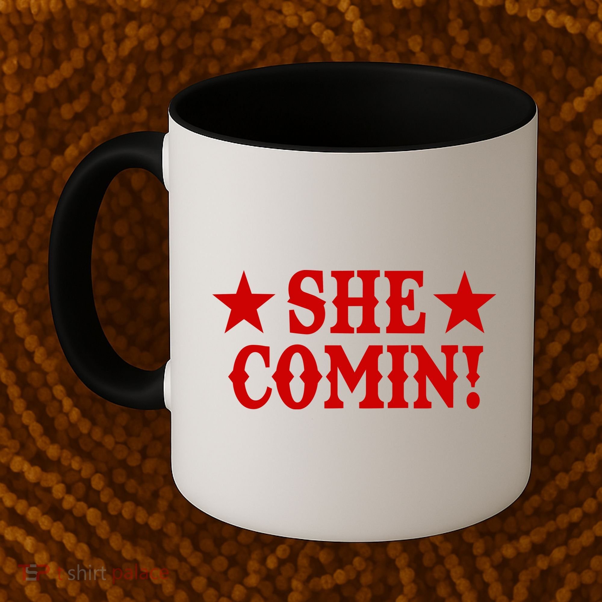 She Comin! Western Cowboy Cowgirl Coffee Mug