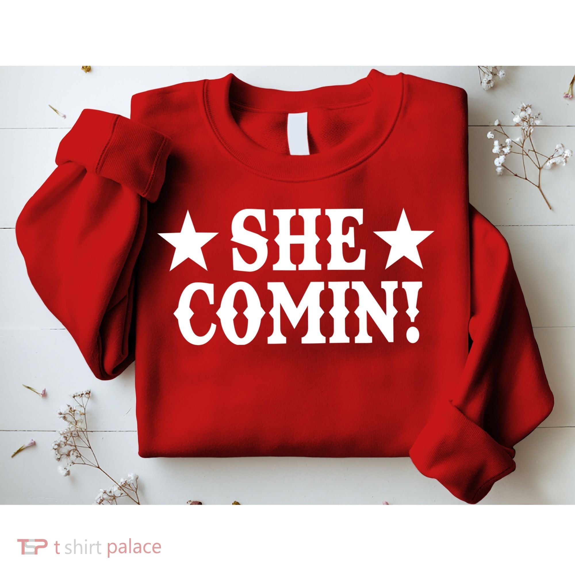 She Comin! Western Cowboy Cowgirl Sweatshirt