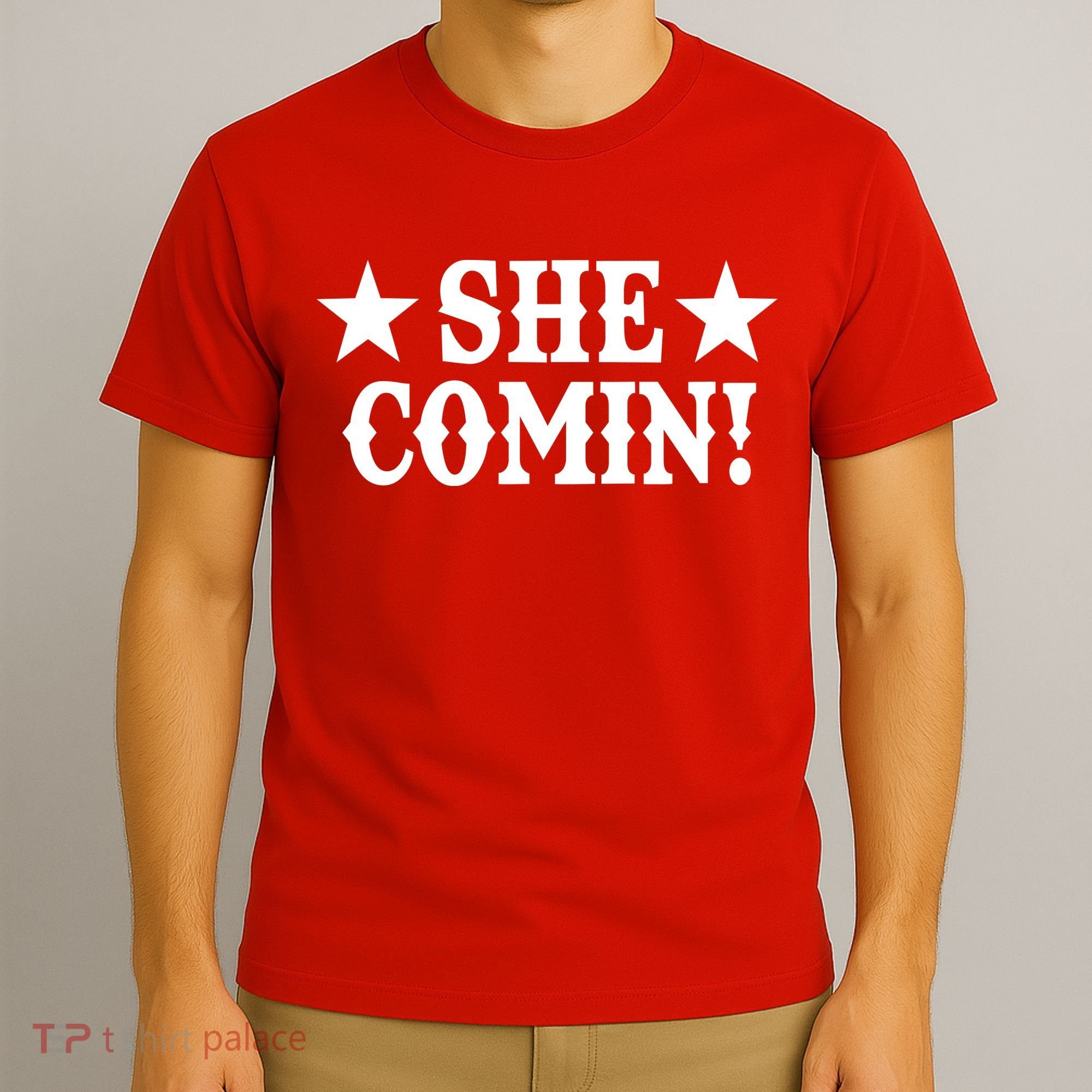 She Comin! Western Cowboy Cowgirl T-Shirt