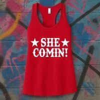 She Comin! Western Cowboy Cowgirl Women's Tank Top thumb 3