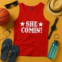 She Comin! Western Cowboy Cowgirl Tank Top thumb 4