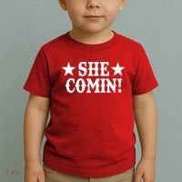 She Comin! Western Cowboy Cowgirl Toddler T-Shirt thumb 2