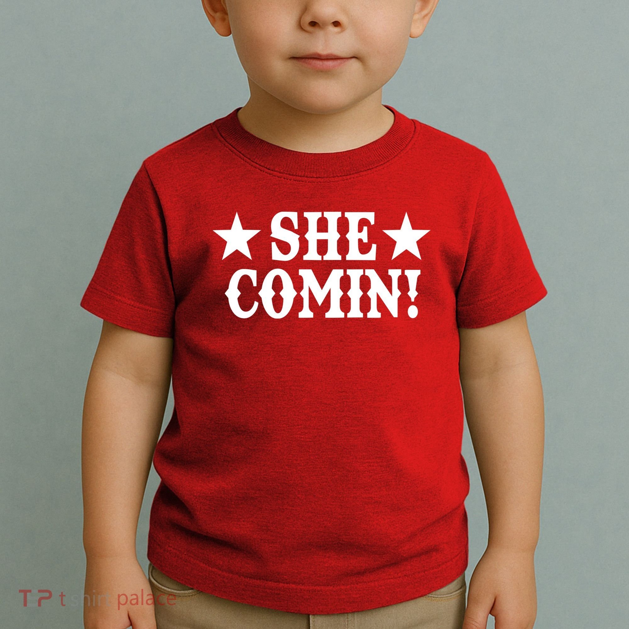 She Comin! Western Cowboy Cowgirl Toddler T-Shirt