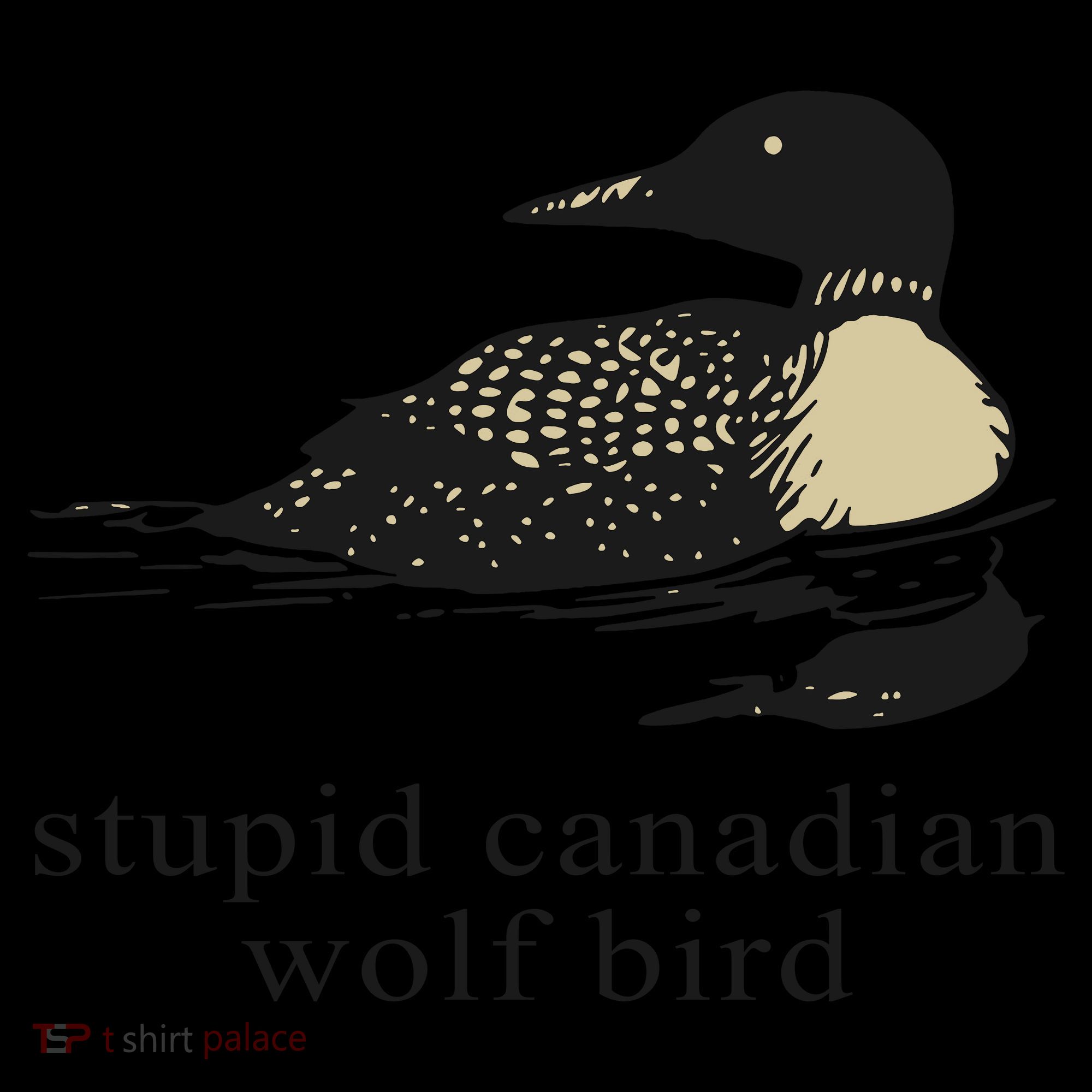 Stupid Canadian Wolf Bird Coffee Mug