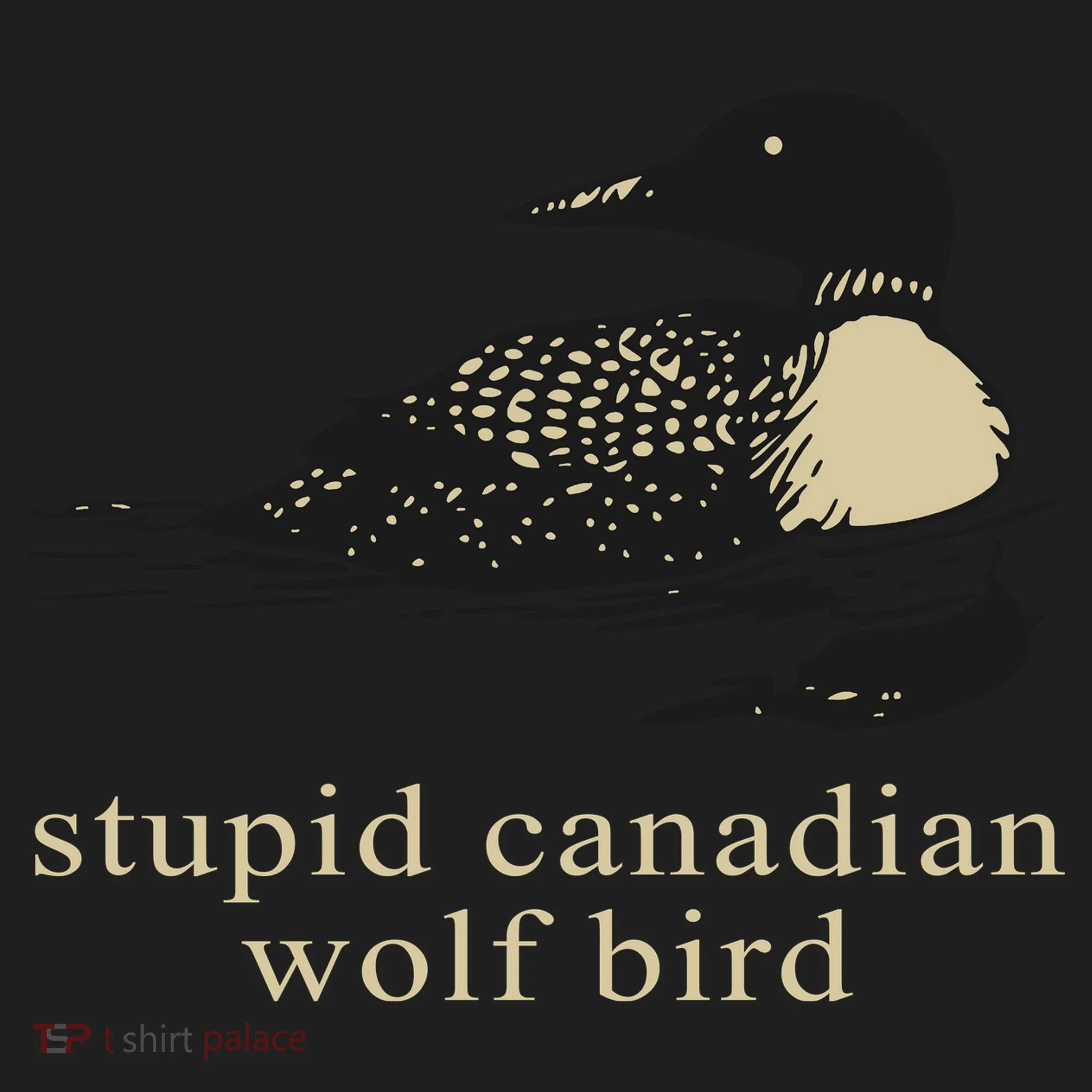 Stupid Canadian Wolf Bird Hat