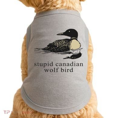 Stupid Canadian Wolf Bird Doggie Tank